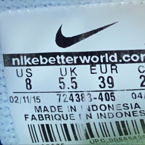 Nike free run 5.0 purple white running sneakers - Picture 8 of 8